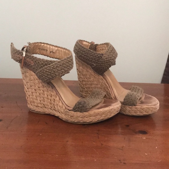 Stuart Weitzman ALEX Wedge Sandal - Picture 1 of 6